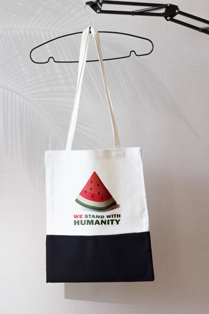 Web-white&black-tote-bag-we-stand-with-humanity